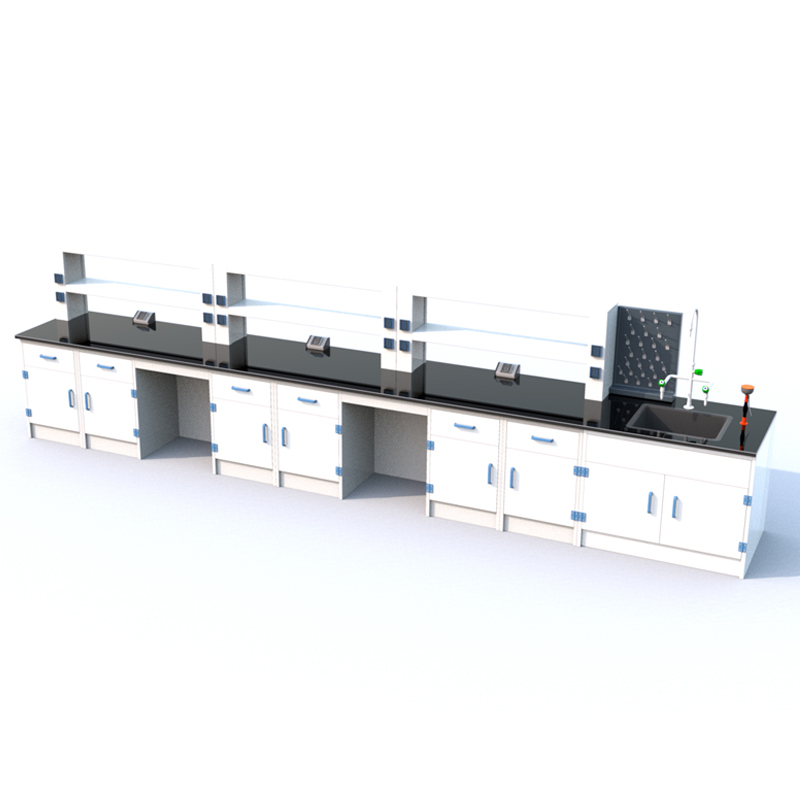 PP实验台试剂架边台实验室钢木中央工作台化学试验桌操作台全钢 - 图3