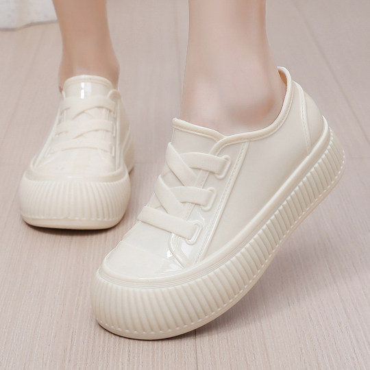 2025 new women's inner heightened rain boots