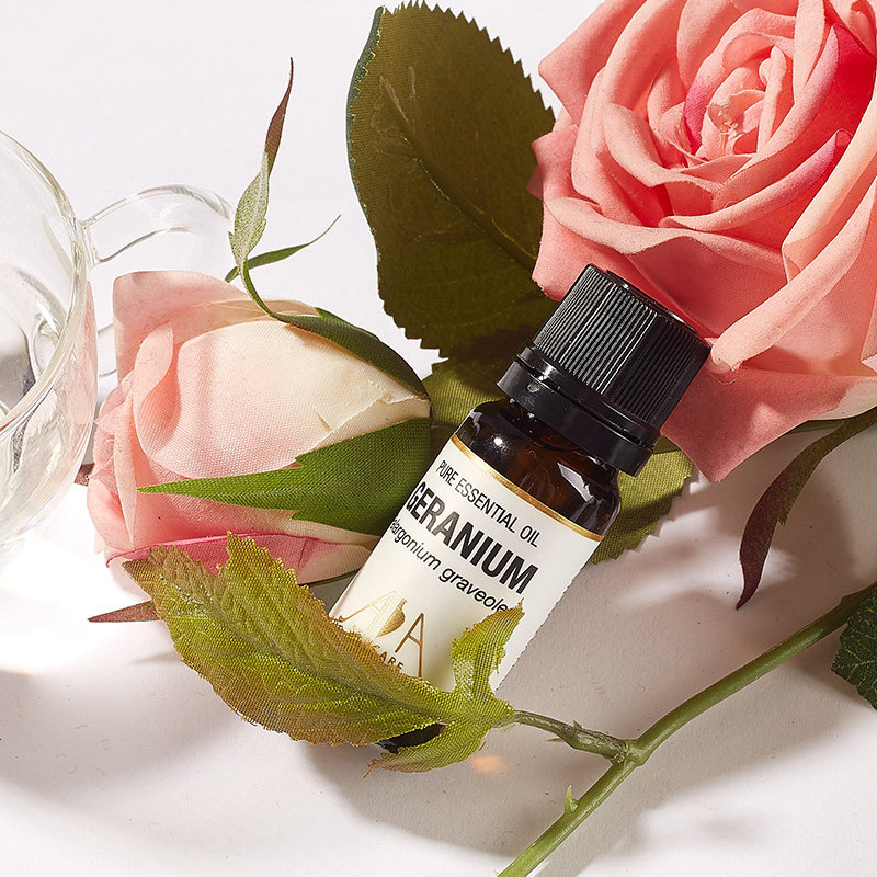 英国aa网天竺葵单方10ml调节精油 aaskincare化妆品单方精油