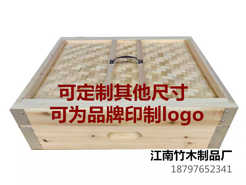 酒店餐饮木蒸笼方型厨房设备大蒸屉包子小笼包浏阳蒸菜 - 图2