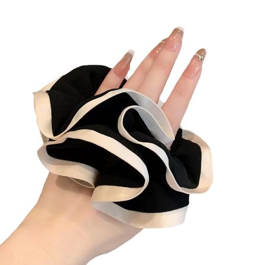 一眼相中了这款发圈~香风头绳女撞色扎大肠发圈高级旅行发卡