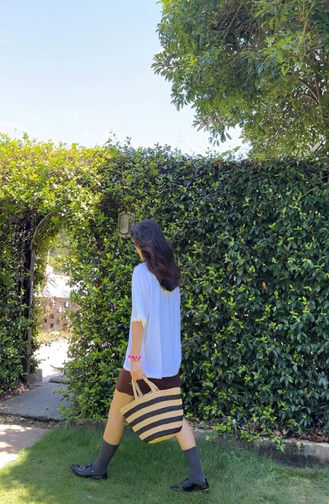 韩版夏季新款通勤条纹拉菲草草编包出游度假手提包草包休闲水桶包,淘宝优惠券,粉丝福利购,淘宝优惠卷