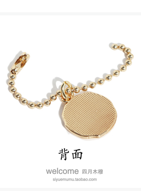 黑色蝴蝶结挂饰小链条