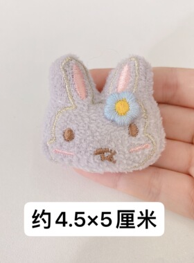 小花兔子鞋袜帽子包配件胸针