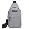 Chest bag men's backpack 2025 new nylon canvas chest bag casual sports travel chest bag one-shoulder crossbody bag