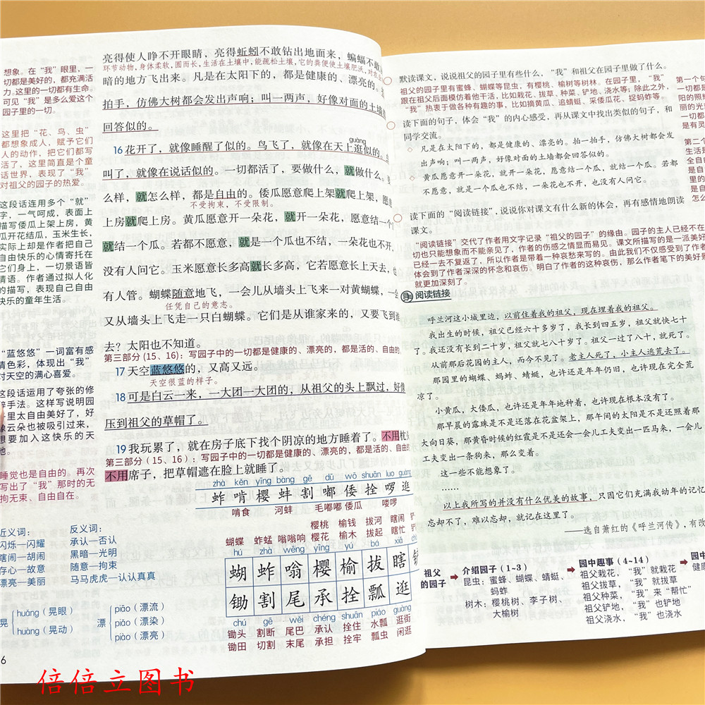 五年级下册上册语文课堂笔记2025春季新版人教版课本同步原文讲解数学重点英语翻译知识点解析教材全解学霸笔记提前预习复习资料书