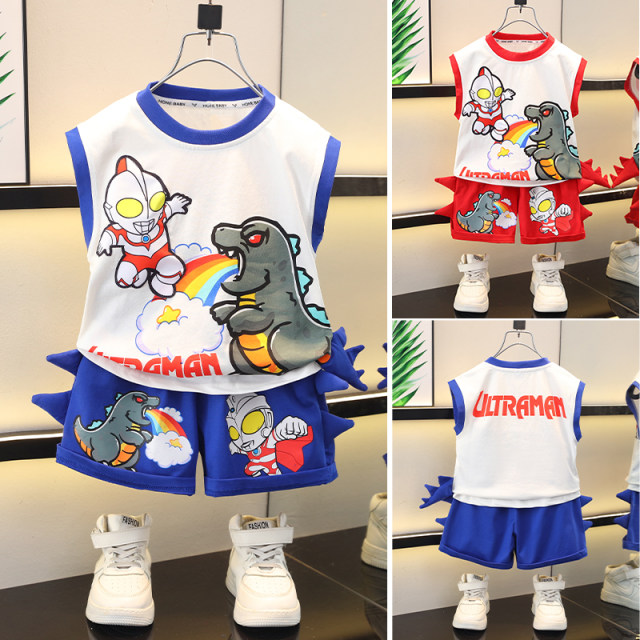 Ultraman Boys Summer Suit ເຢັນແສງສະຫວ່າງຜິວຫນັງຄົນອັບເດດ: Friendly