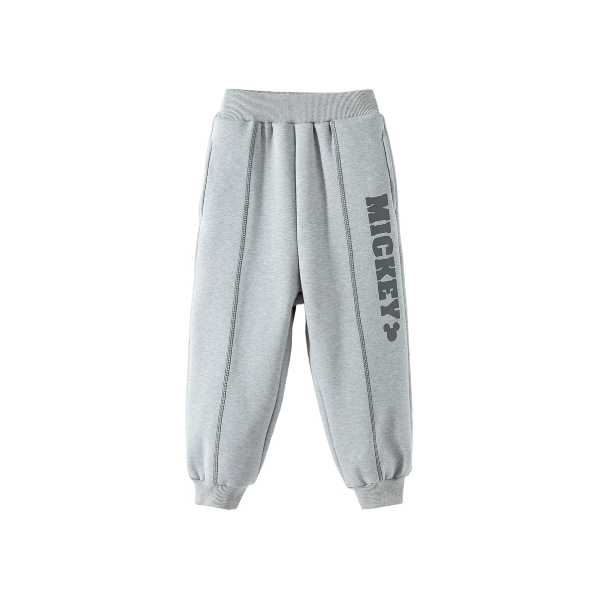 正品迪士尼童装男童加绒运动裤2025秋冬装中小童宝宝厚裤子一体绒 - 图3