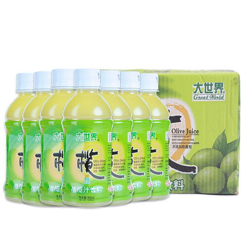 大世界橄榄汁夏季解渴饮料整箱果汁福建特产甘甜饮品300ml*12瓶 - 图1