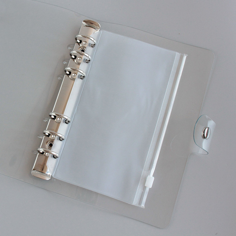 a6活页本袋子a5拉边袋拉链袋收纳票据袋学生a7手帐本透明拉防水袋,淘宝优惠券,粉丝福利购,淘宝优惠卷