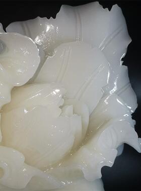 汉白玉石招财白菜中式客厅大摆件