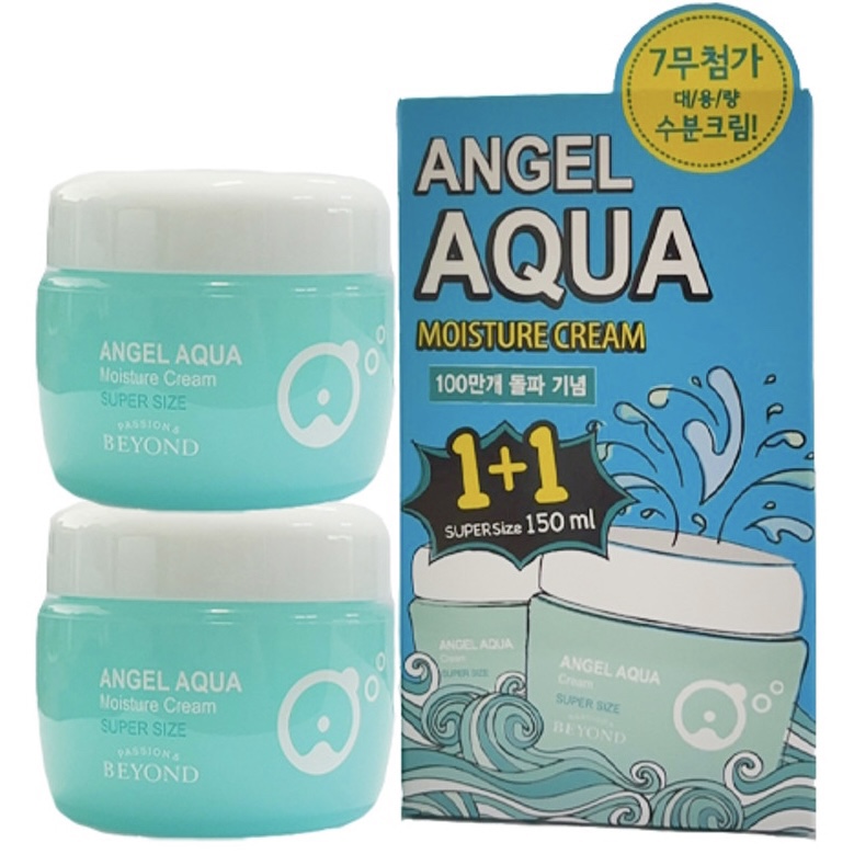 韩国原装 BEYOND贝妍德ANGEL AQUA天使水莹补水保湿啫喱面霜150ml - 图3