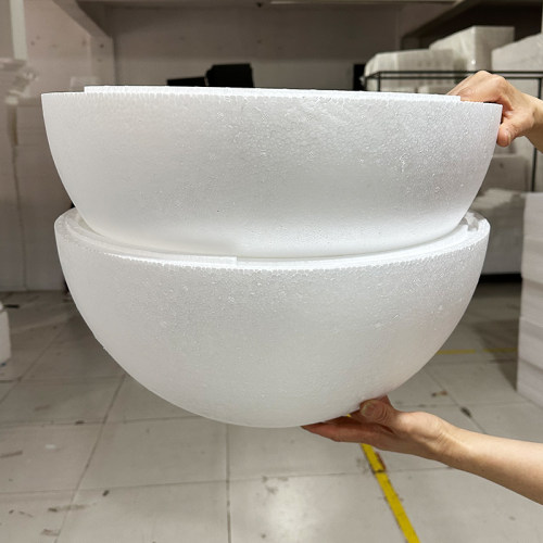 婚庆插花泡沫空心实心球20至120CM保丽龙半球diy手工定做圆柱圆锥 - 图2