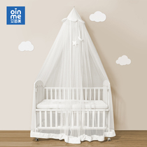 Aiyin Mains crib bed mosquito net with bracket full hood-type child foldable lifting newborn baby mosquito-proof hood