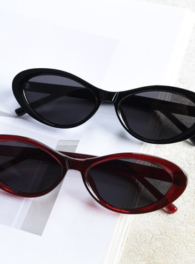 W72530超轻TR90复古椭圆偏光太阳眼镜潮男女网红时尚街拍墨镜ins