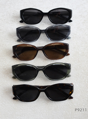 P9211新款韩系板材TR偏光太阳眼镜潮男女高级感复古墨镜防紫外线