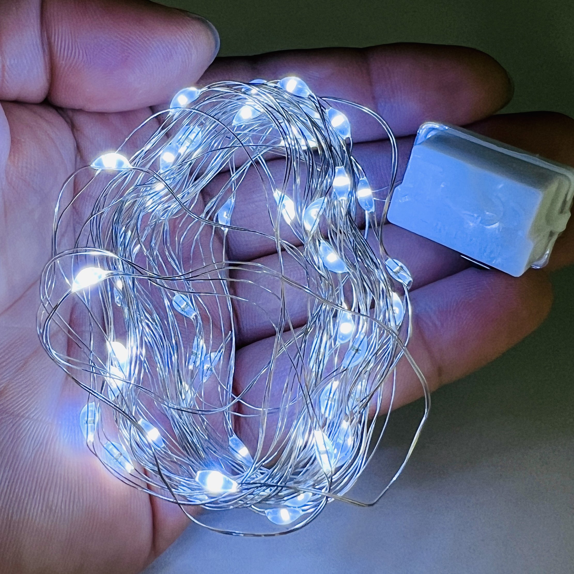 LED铜线灯暖白色灯串花束礼盒摆件生日蛋糕装饰灯彩色纽扣电池灯,淘宝优惠券,粉丝福利购,淘宝优惠卷