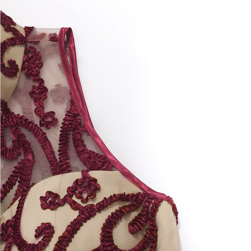 多丽琦蕾丝旗袍少女款长款连衣裙 多丽琦服饰旗袍