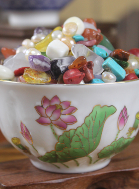 天然碎石白水晶七宝石