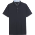 Red bean quần áo nam mùa hè kinh doanh bình thường áo thun ngắn tay cotton kẻ sọc cotton trung tính áo polo nam 1 - Áo phông ngắn áo thun nam tay ngắn đen Áo phông ngắn