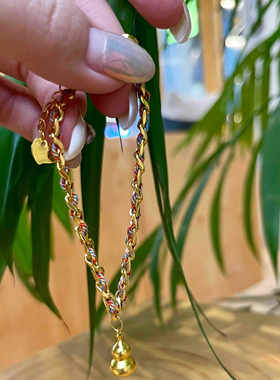 新中式国潮彩金编绳手链