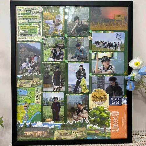 十个勤天明信片相框实木45*55钻石画框30*40*35*50*60*7024寸相框 - 图1