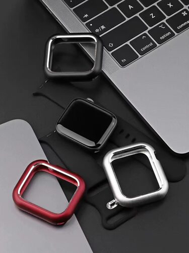适用apple watch7磁吸保护壳苹果iwatch手表保护套S7表带表壳45mm - 图0
