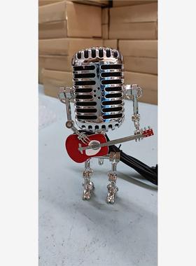 跨境独立站复古老式麦克