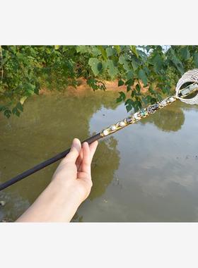 紫水晶柱双头方糖权杖元