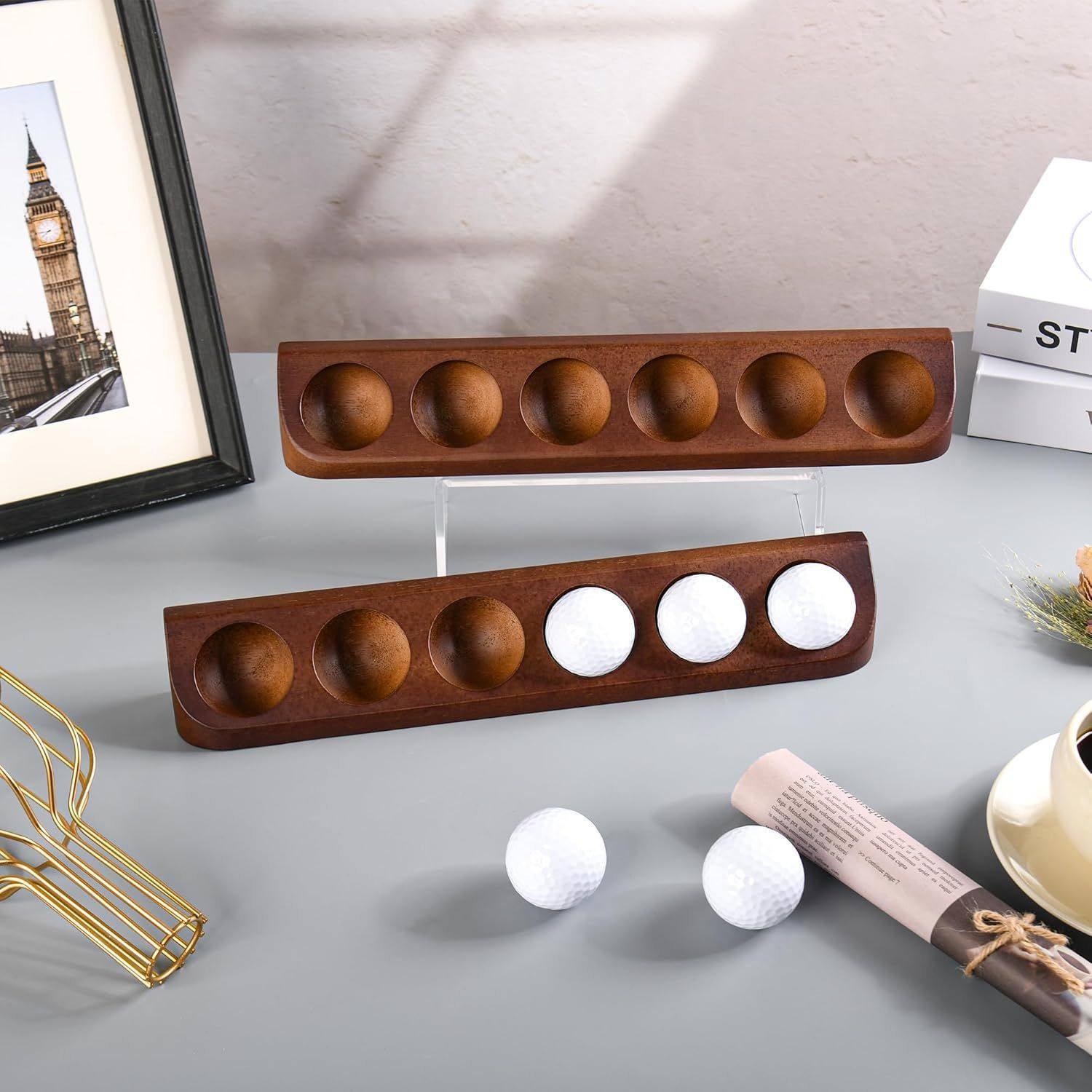 跨境爆款Golf Ball Display Case高尔夫球收藏展示盒家居桌面摆件,淘宝优惠券,粉丝福利购,淘宝优惠卷