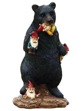 跨境独立站新款黑熊小精