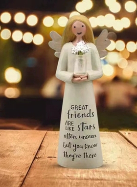 跨境姐妹友谊雕塑Friend