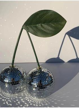 跨境新品镜面玻璃砖樱桃