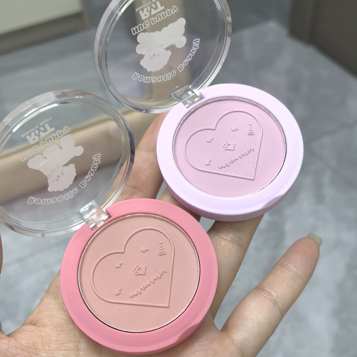 RMT罗小曼单色腮红自然裸妆修容高光渐变色比熊狗狗罗小曼腮红 - 图0