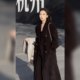 新款冬季韩版时尚高级百搭简约加厚夹棉宽松长款毛呢满天星大衣