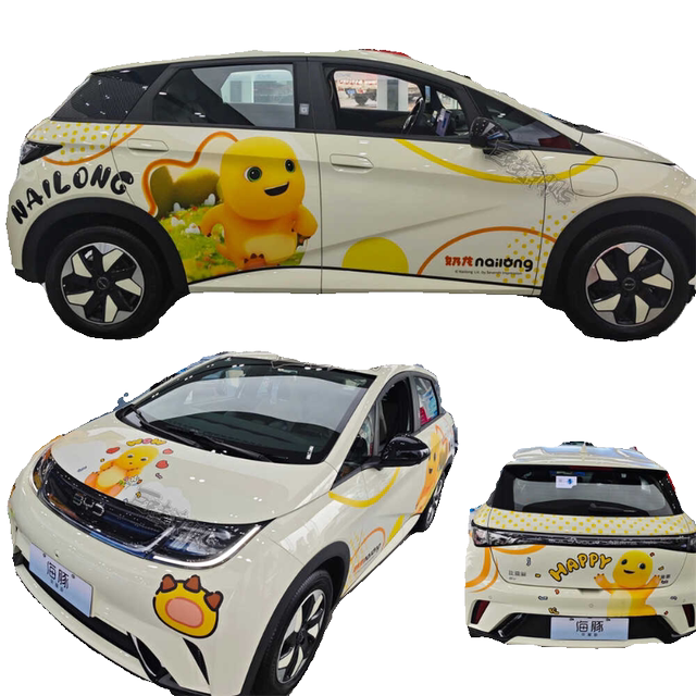Suitable for BYD Dolphin Milk Dragon Car Stickers Cartoon Body Stickers Seagull Zero Running Cute 4S Shop Car Show Stickers