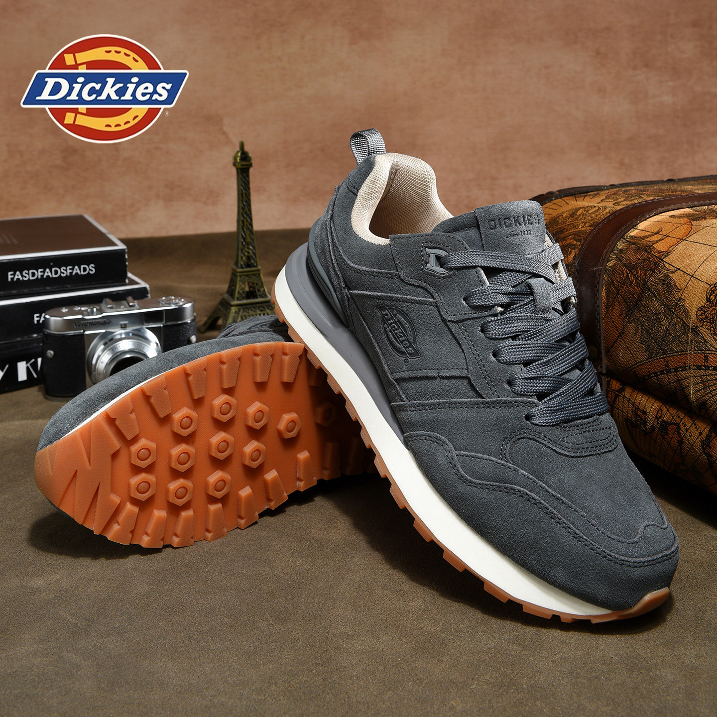 Dickies男鞋子2026新款阿甘板鞋男运动鞋男士休闲鞋秋季复古增高,淘宝优惠券,粉丝福利购,淘宝优惠卷