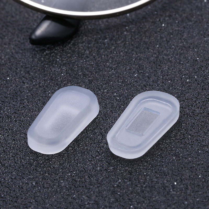 眼镜鼻托防滑套硅胶超软眼睛配件镜框鼻垫防过敏防压痕垫高鼻梁托 - 图0