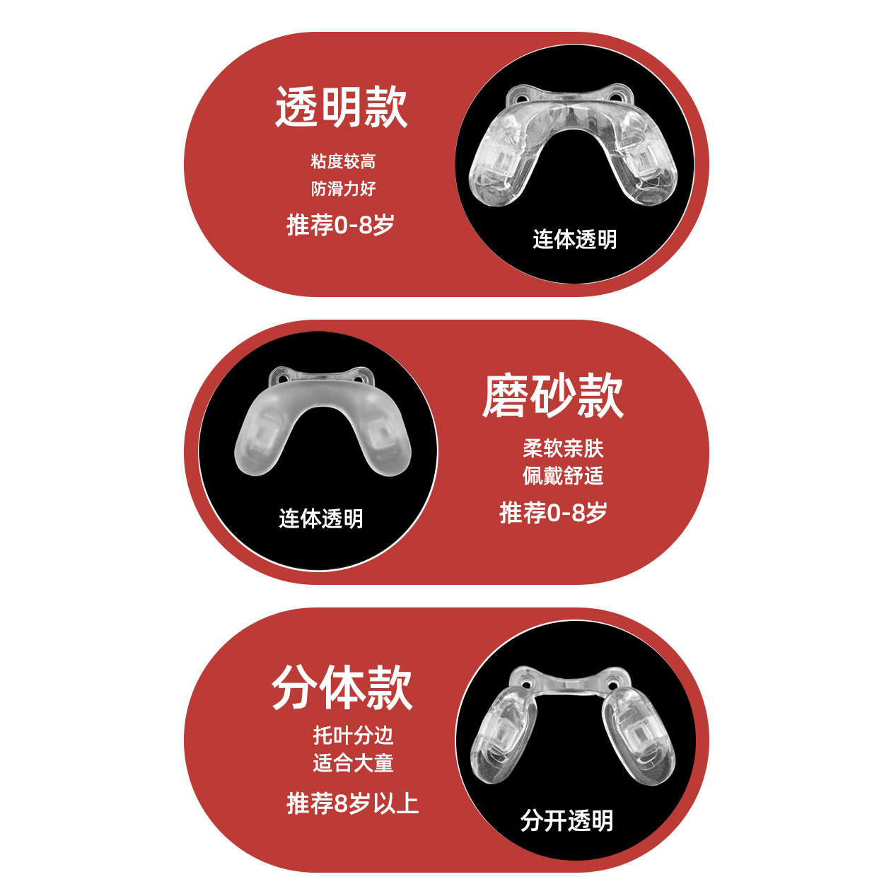 儿童眼镜防滑绳双孔硅胶眼睛鼻托马士变金斯尼刚适用镜腿固定防滑-图2