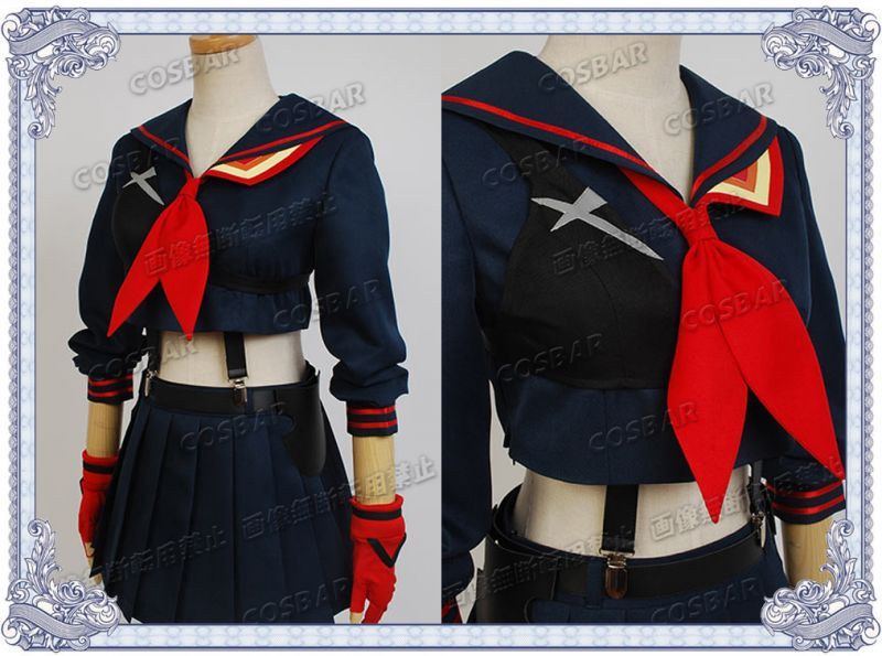 KILL la KILL 斩服少女 缠流子cosplay服装（现货） - 图0