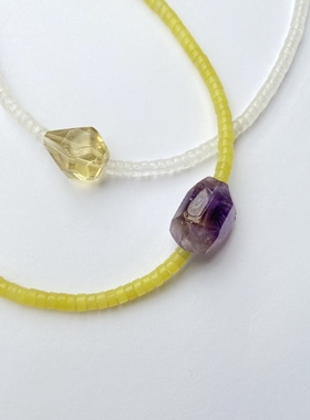 lyumin原创不规则天然简约项链