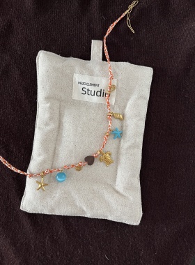 MINNA LU 原创小众设计夏日海边ins风编织项链