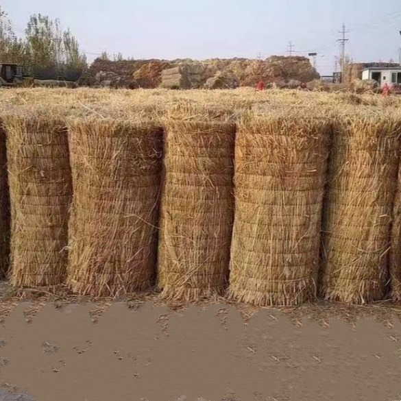 稻草帘子保温草帘草席草苫子道路防滑草垫子编织草袋混凝土防冻滑 - 图2