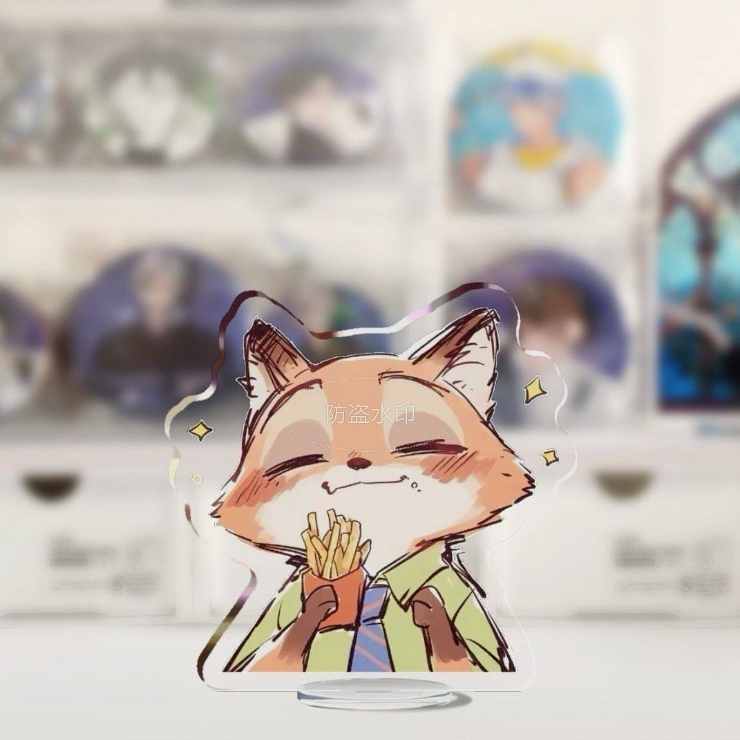 朱迪尼克周边疯狂动物城同款亚克力迷你立牌桌面摆件创意情侣礼物,淘宝优惠券,粉丝福利购,淘宝优惠卷