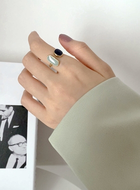 小众轻奢ins潮简约几何开口女戒