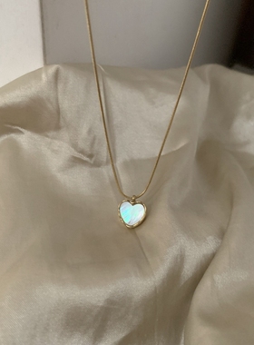 项链小众轻奢爱心ins百搭高级感