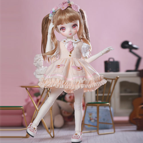正版BJD6分娃娃Tiny提尼SD二次元玩偶高级树脂甜美人形玩偶潮玩 - 图0