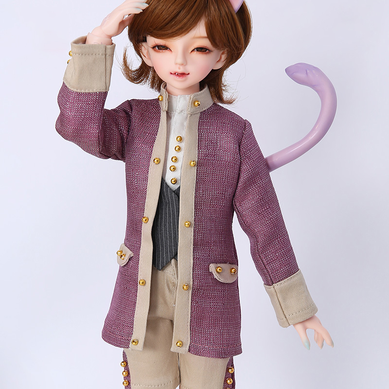 【BJD娃衣】bjd sd娃娃 4分 柴郡猫 doll套装 现货纯手工 - 图2