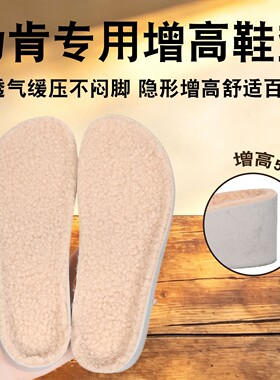 5CM勃肯专用厚绒保暖减震鞋垫