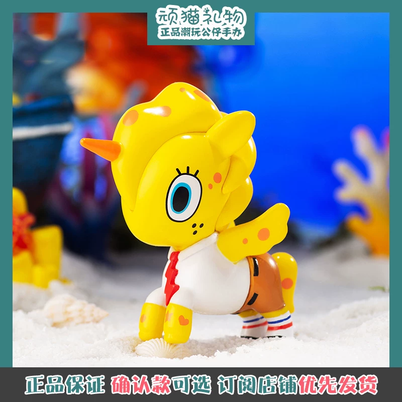 Tokidoki единороги губчатый малыш ко-брендированная скрытая коробка подлинно школа большое звезда девочка подарок украшения